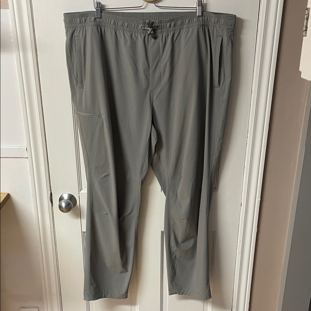 Orvis grey performance tech fishing hiking athletic pants men’s size XXL